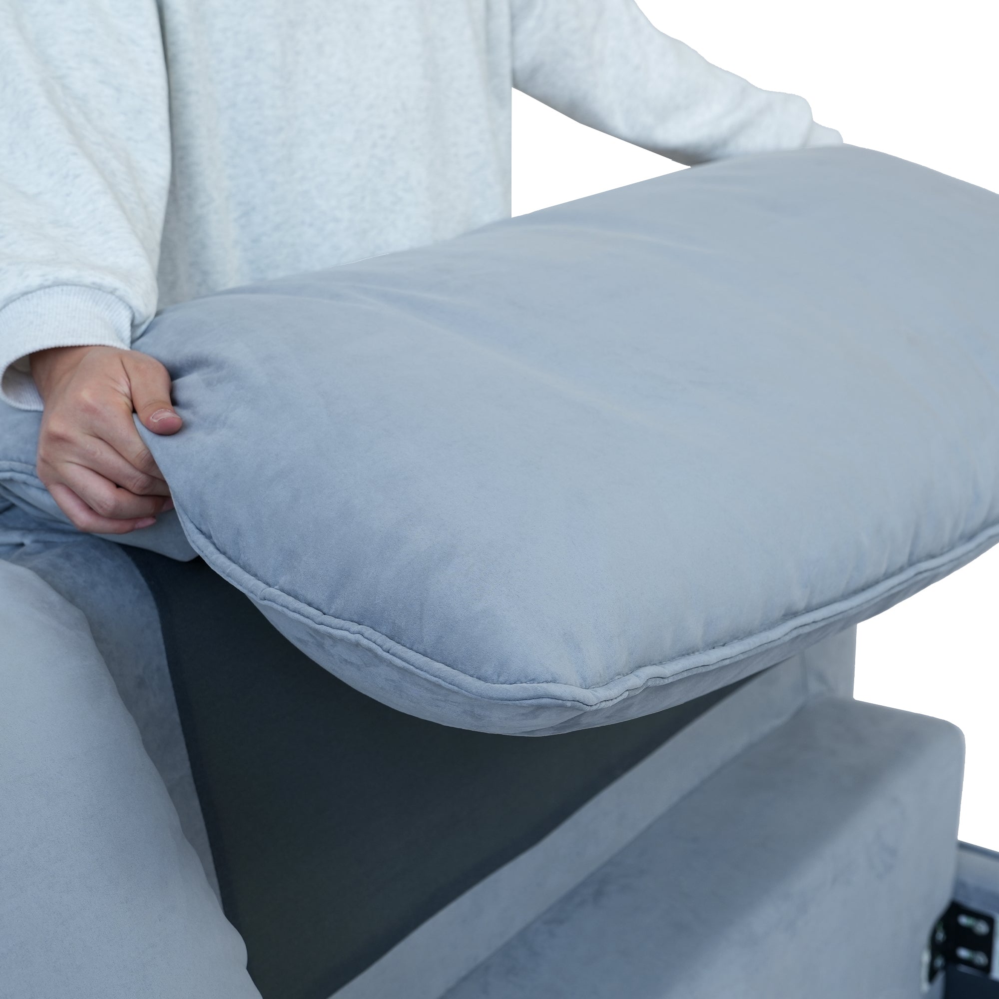 Velvet Modern Queen And King Size Bed (Removable & Washable Cover)